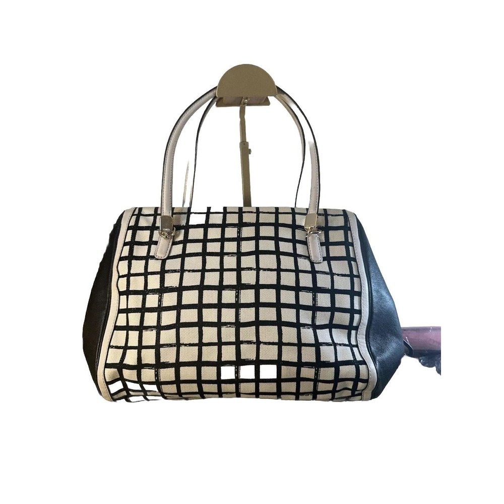 COACH Madison Graphic-Print Madeline Satchel Bag- 28082 Black/White - Picture 6 of 9